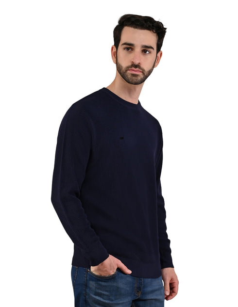 Suéter en color Marino, Casual Confort para Hombre, marca LEE.